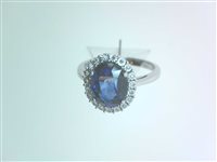 Ringe Facet Barcelona Dame KATE in Weißgold Zaffiro 2 Ct R2180005NWA - R2180005NWA